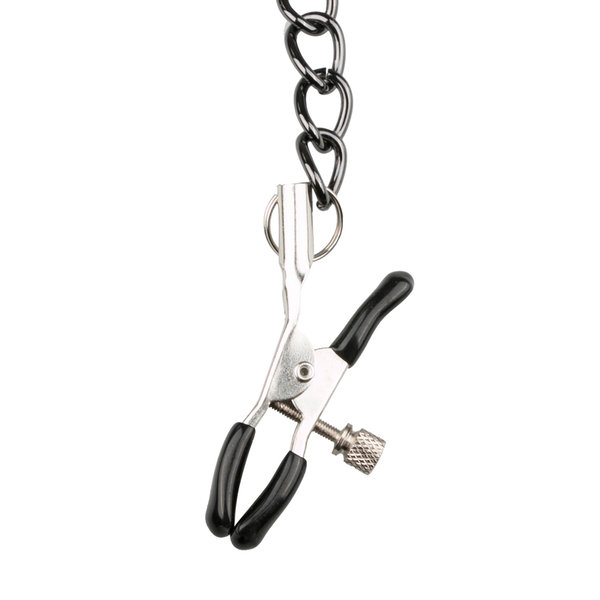 Easy Toys Lead and Nipple Clamps Collar Restraint Set