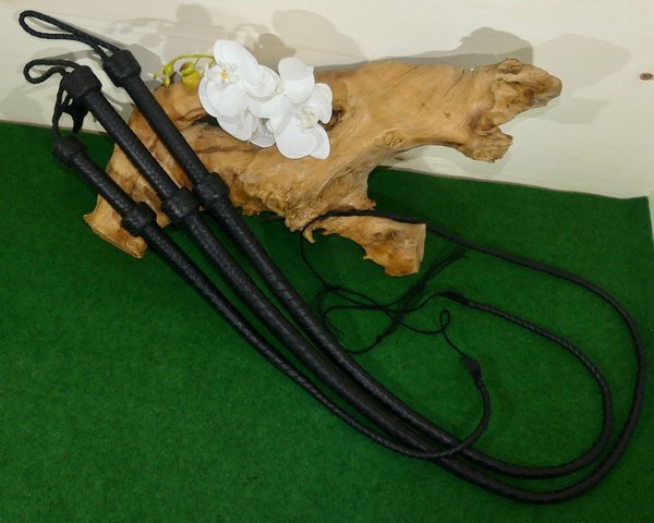 Bull Whip, Sattelleder, in 3 verschiedene Längen
