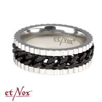 etNox - Ring "Mesh Steel" Edelstahl